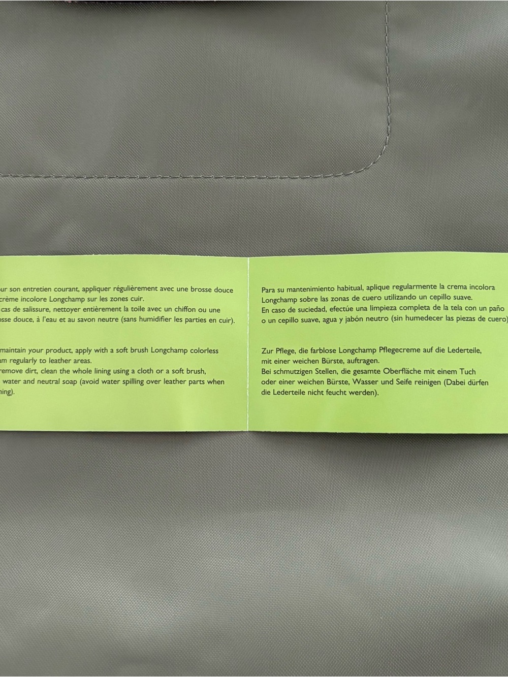 LONGCHAMP Tote Le Pliage Green. Large. See Photos For Detail. NWOT - Picture 14 of 15